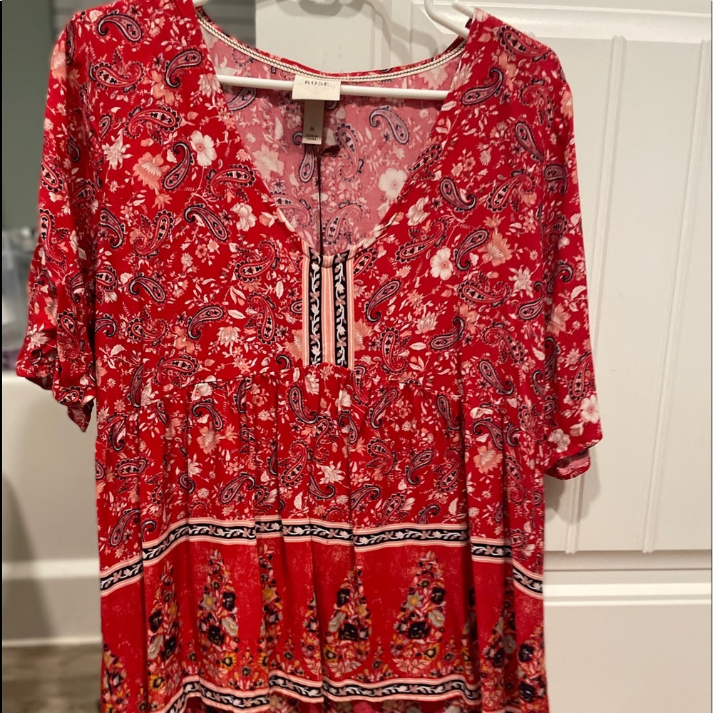 New Red Blouse